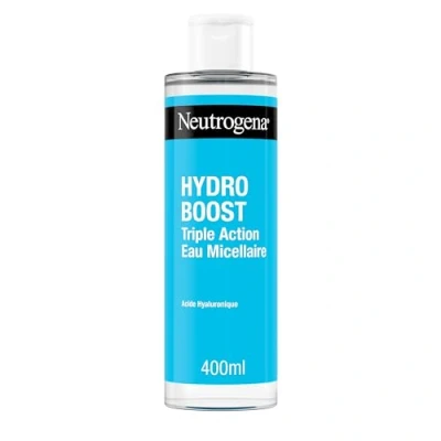 Abbildung von Neutrogena Triple Action Hydro Boost Mizellenwasser (400 ml Flasche) mit Hyaluronsäure angereicherter Gesichtsreiniger Make up Entferner zur Entfernung von Unreinheiten und Steigerung der