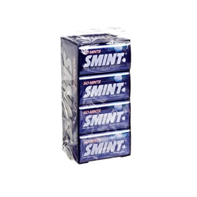 Abbildung von SMINT Mints Peppermint 12 Metall Dosen mit Pfefferminze Pastillen Zuckerfreie Zahnpflege