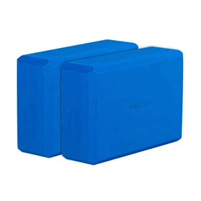 Abbildung von Yogablock Basic Art Set Big (2 Stück) Yoga Blau Stabil YOGISTAR