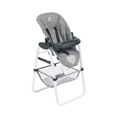 Abbildung von CHIC2000 Puppenhochstuhl Jeans Grey, mit abnehmbarem Tablett