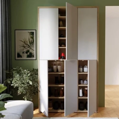 Abbildung von FORTE Schuhschrank &quot;Alice Springs&quot;, Breite 109 cm, Höhe 192 mit 8 Böden