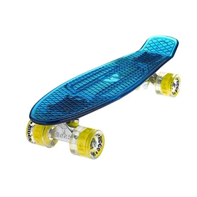 Abbildung von Ridge Skateboard Blaze Mini Cruiser , blau/gelb, 55 cm