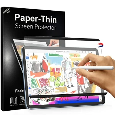 Abbildung von TiMOVO Magnetisch Papier Folie Kompatibel mit iPad Air 5./4. Generation (10,9 Zoll 2022/2020)/iPad Pro 11 (2022&amp;2021&amp;2020&amp;2018), Wiederverwendbar Abnehmbar Schutzfolie für 5, Matt