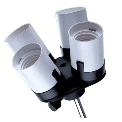 Abbildung von Linkstar Lampenhalterung LH 4HU für 4 Lampen + Reflexschirmhalterung
