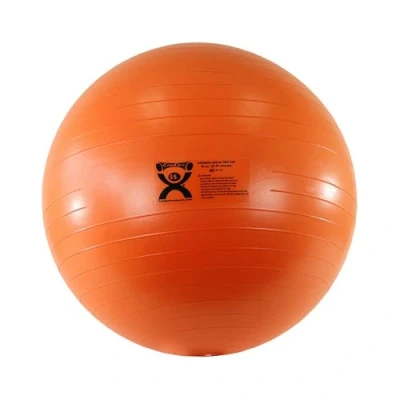 Abbildung von CanDo Gymnastikball Deluxe Anti Burst Trainingsball Sitzball, Durchmesser 55 cm, orange