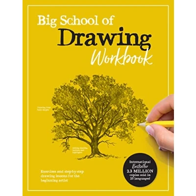 Abbildung von Big School of drawing Workbook: Exercises and step by lessons for the beginning artist (2)