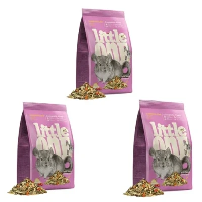Abbildung von Little One Alleinfutter für Chinchillas Doppelpack 2 x 400 g Speziell die Ernährungsanforderungen von Zur Deckung des Nährstoffbedarfs