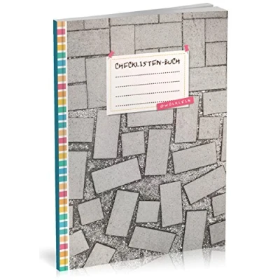 Abbildung von Checklisten Buch: To Do Listen Planer Ca. A5 Softcover 70+ Seiten mit Titel, Datum &amp; Register Perfekt für Aufgaben zum Abhaken, Bucket Listen, Reiseplaner uvm. Motiv „Pflastersteine“