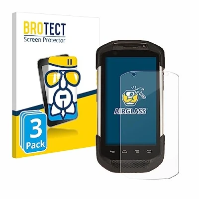 Abbildung von BROTECT Schutzglas für Zebra TC77/ TC75/ TC75x/ TC72/ TC70 (3 Stück) Schutzfolie Panzer Folie Glas [Extrem Kratzfest 9H, Anti Fingerprint,