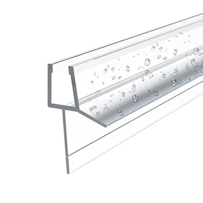Abbildung von EMKE Duschdichtung Ersatzdichtung Dichtkeder Für 4 6mm Glasdicke Wasserabweiser 600mm Duschtürdichtung Duschkabine Mit 4mm Abreißbare Dichtungslippe (Höhe 16mm)