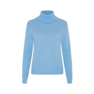 Abbildung von Style Republic Rollkragen Regular Strickpullover, Damen, Größe: 34, Icy blue