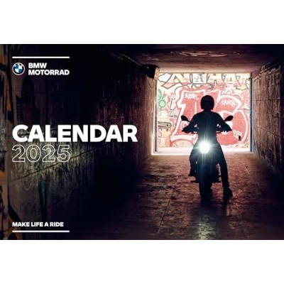 Abbildung von arti promotion BMW Motorrad 2025 Wandkalender, 49,5x37,7cm, Kalender mit Abbildungen von Motorrädern, fotografiert in Action oder ruhiger Kulisse, für jeden Fan, Spiralbindung