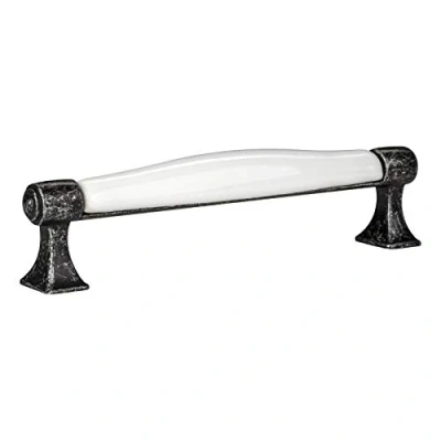 Abbildung von SO TECH® Möbelgriff Porzellangriff MARIE BA 96 128 mm incl. Schrauben, Vintage Landhaus Griff Schrankgriff Schubladengriff Schrauben