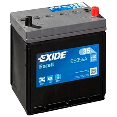 Abbildung von EXIDE EXCELL EB356A Batterie 12V 35Ah 240A KIA: Picanto I, II, HYUNDAI: Atos, i10 Ioniq, HONDA: Jazz 3 Schrägheck, 2 Schrägheck