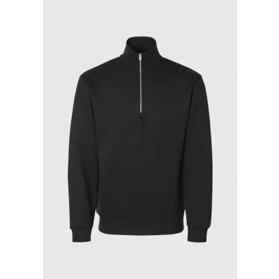 Abbildung von Selected Homme HALF Sweatshirt, Herren, Größe: XXL, Black