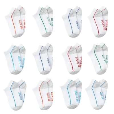 Abbildung von L&amp;K II 12er Kindersocken Sportsocken für Jungen Teenager Jugend aus Baumwolle 2877 39 42