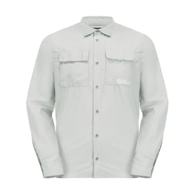 Abbildung von Jack Wolfskin Barrier Hemd, Herren, Größe: XL, Cool grey