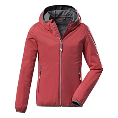 Abbildung von killtec Mädchen Lightweight Jacke, Leichte Jacke mit Stehkragen, packbar KOS 164 GRLS JCKT, koralle, 116, 38362 000