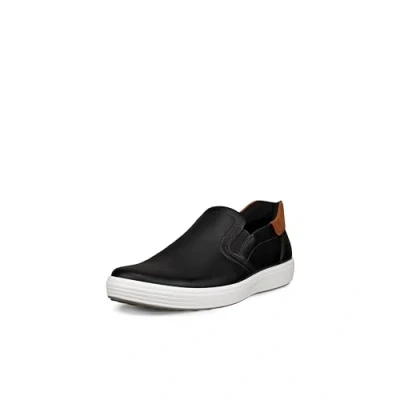 Abbildung von ECCO SOFT 7 Sneaker low, Herren, Größe: 42, Black cognac Schuhe