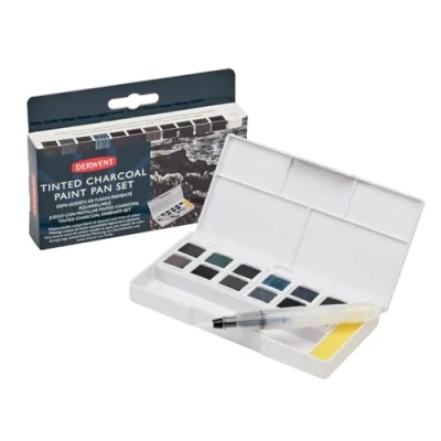 Abbildung von Derwent Tinted Charcoal Paint Pan sets DCT2305872 (01 22)