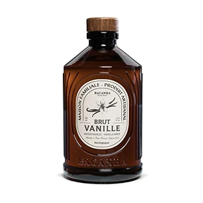 Abbildung von Bacanha Sirop Brut de Vanille Bio 400 ml Sirup aus Frankreich mit Rohrzucker