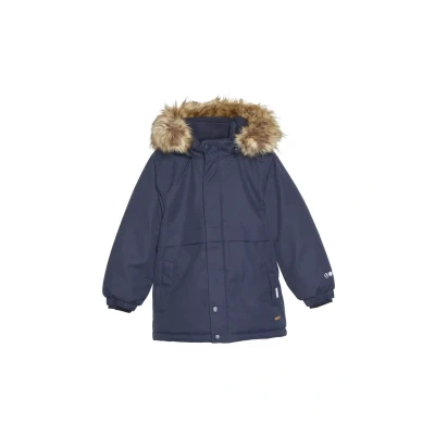 Abbildung von Minymo AOP Winterjacke für Kinder, Größe: 104, Parisian night