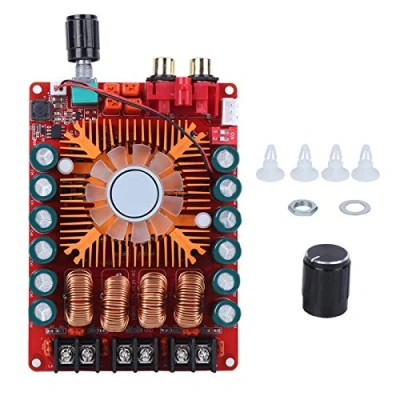 Abbildung von Fafeicy TDA7498E 2X160W Audioverstärkerplatinenmodul, Digitales Hochleistungs Zweikanal Stereoanlage BTL Mono, 85% Arbeitseffizienz, mit Polaritätsumkehrschutz