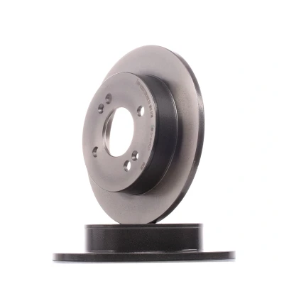 Abbildung von BREMBO COATED DISC LINE 08.C650.11 Bremsscheibe 234 10 4 voll beschichtet mit Schrauben HYUNDAI: i10 II Schrägheck, Limousine