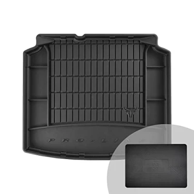 Abbildung von FROGUM ProLine 3D Gummimatte Exklusive Auto Kofferraummatte Kofferraumwanne für Skoda Scala ab 2019 Bequemer Organiser Die höchsten Kanten