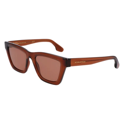 Abbildung von Victoria Beckham Damen VB656S 203 Sonnenbrillen Acetat Braun Geometrisch Photochromatisch