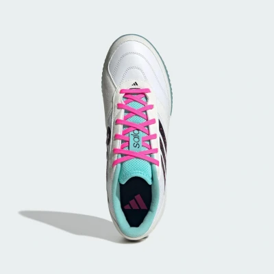 Abbildung von adidas Performance TOP SALA Competition II Fußballschuh Halle, Herren, Größe: 40, White/aurora black/flash aqua Schuhe