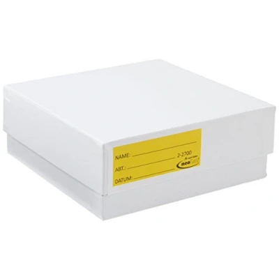 Abbildung von neoLab 2 2700 Aufbewahrungs Box aus Karton, 50 mm hoch, Weiß