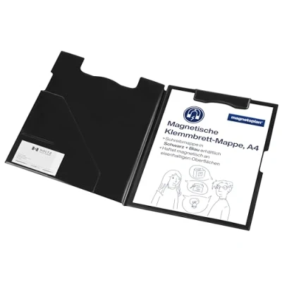 Abbildung von magnetoplan Klemmbrettmappe DIN A4 schwarz