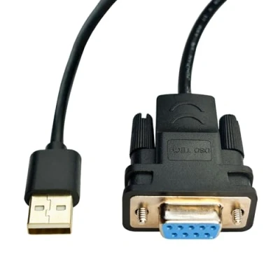 Abbildung von DSD TECH SH RS232G USB zu seriellem DB9 Buchse Kabel Eingebauter FTDI FT232RL Chip