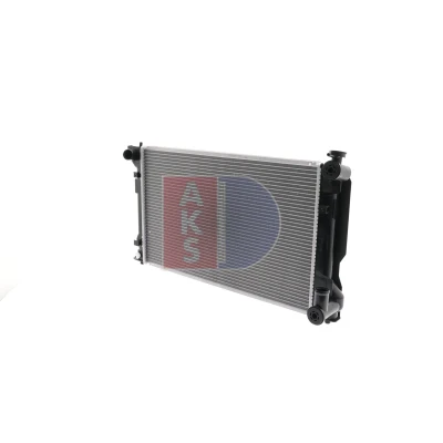 Abbildung von AKS DASIS 210093N Kühler, Motorkühlung Aluminium 624 385 27 Kühlrippen gelötet TOYOTA: Avensis II Kombi, Schrägheck, Limousine