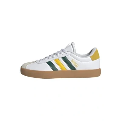 Abbildung von adidas Vl Court 3.0 Shoes Herren Schuhe, FTWR White Collegiate Green Utility Yellow, 40 2/3 EU