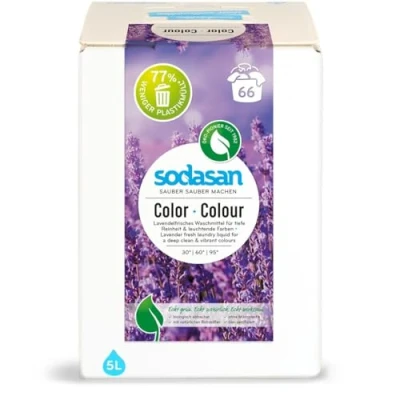 Abbildung von Sodasan Color Waschmittel flüssig Lavendel 5L Colorwaschmittel
