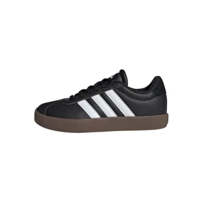 Abbildung von adidas Unisex VL Court 3.0 Shoes Kids Schuhe, Core Black/Cloud White/Gum, 38 2/3 EU