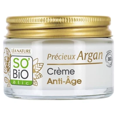 Abbildung von SO&#039;BiO étic Précieux Argan Cosmebio Anti Aging Tagescreme, 50 ml