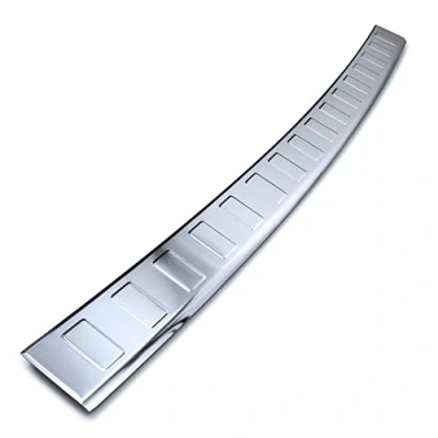 Abbildung von teileplus24 AL121 Ladekantenschutz Aluminium kompatibel mit VW T5 Transporter Multivan 2003 2015, Farbe:Silber