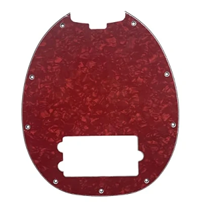 Abbildung von Dopro Bass Pickguard Fit for Musicman Classic 4 String StingRay Models Red Pearl