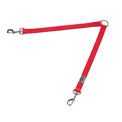 Abbildung von Nobby Koppel &quot;Classic&quot; rot L: 2 x 30 cm; B: 10 mm