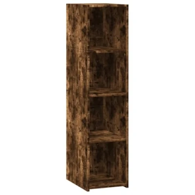 Abbildung von vidaXL Highboard, Sideboard mit Stauraum, Kommode Schrank für Wohnzimmer, Anrichte Beistellschrank Mehrzweckschrank, Räuchereiche Holzwerkstoff