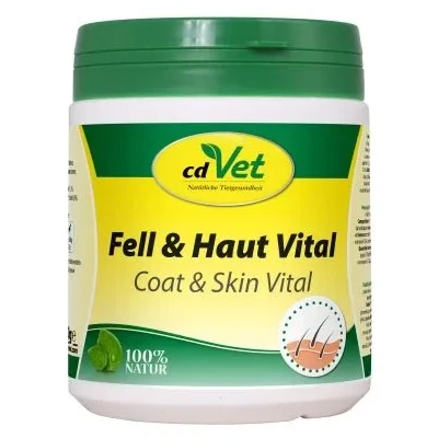 Abbildung von cdVet Fell &amp; Haut Vital Hund Katze 400g