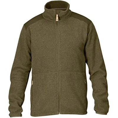 Abbildung von Fjällräven Herren Sten Fleecejacke, Dark Olive, XS