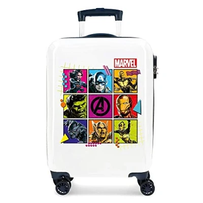 Abbildung von Marvel Avengers Comic Kabinenkoffer Mehrfarbig 38x55x20 cms Hartschalen ABS Kombinationsschloss 34L 2,6Kgs 4 Doppelräder Handgepäck