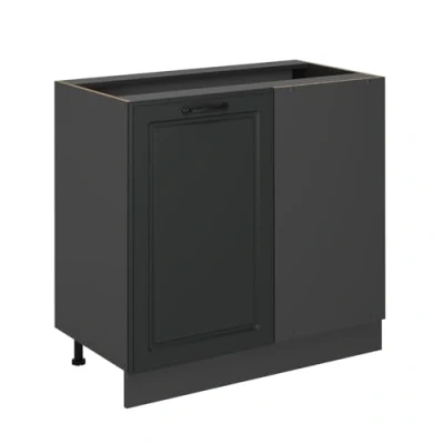 Abbildung von Vicco Eckunterschrank R Line, Anthrazit Landhaus, 86 cm ohne Arbeitsplatte