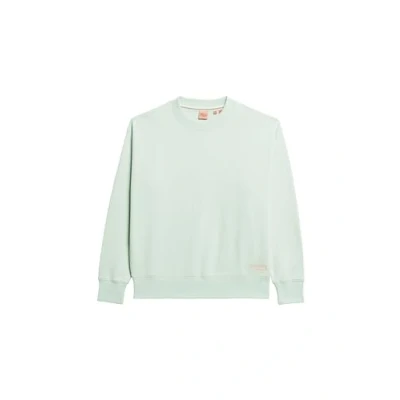 Abbildung von Superdry Essential LOGO Sweatshirt, Damen, Größe: 36, Surf spray green
