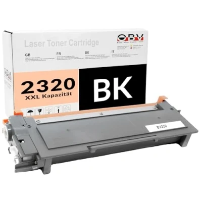 Abbildung von OBV XXL TN 2320 kompatiber Toner als Ersatz für Brother TN2320 MFC L2700DW L2700DN L2720DW DCP L2520DW L2500D L2560DW HL L2365DW L2300D L2340DW L2360DN 10400 Seiten