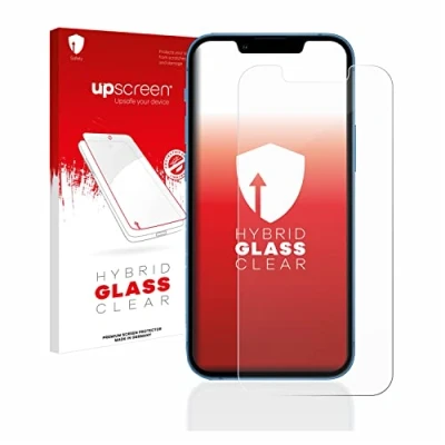 Abbildung von upscreen Schutzglas für Apple iPhone 13 mini Schutzfolie, Glas Folie [Klar, 9H Panzerschutz, Anti Fingerprint]